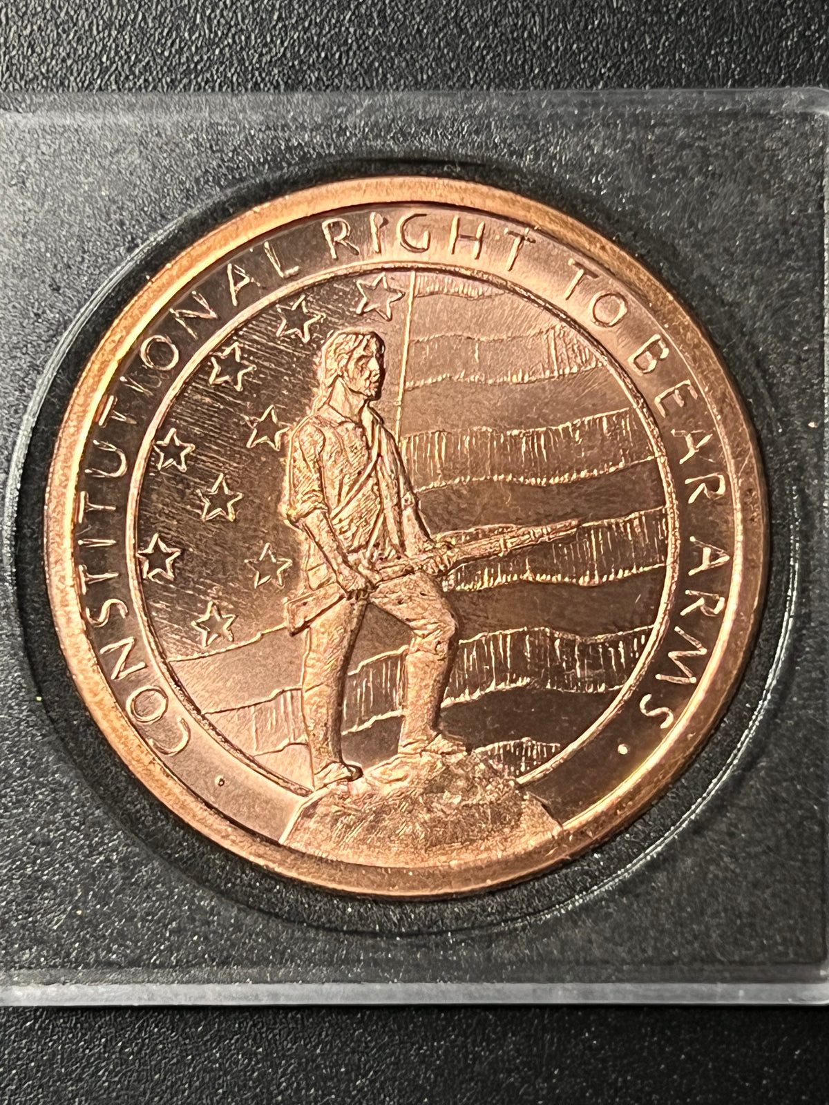 "Constitutional Right to Bear Arms" – 1 Ounce .999 Fine Copper Round (Golden State Mint)