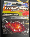 Crazy Fun Squeezy-Saurs Mini Squishy Stegosaurus (Red / Glitter Edition)