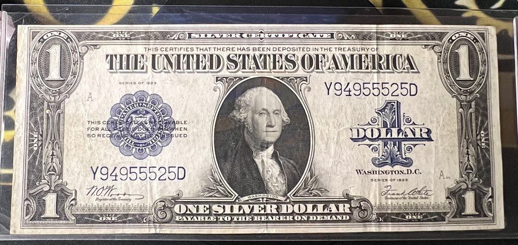 Series 1923 $1 Silver Certificate - "Horse Blanket" Large Size Note