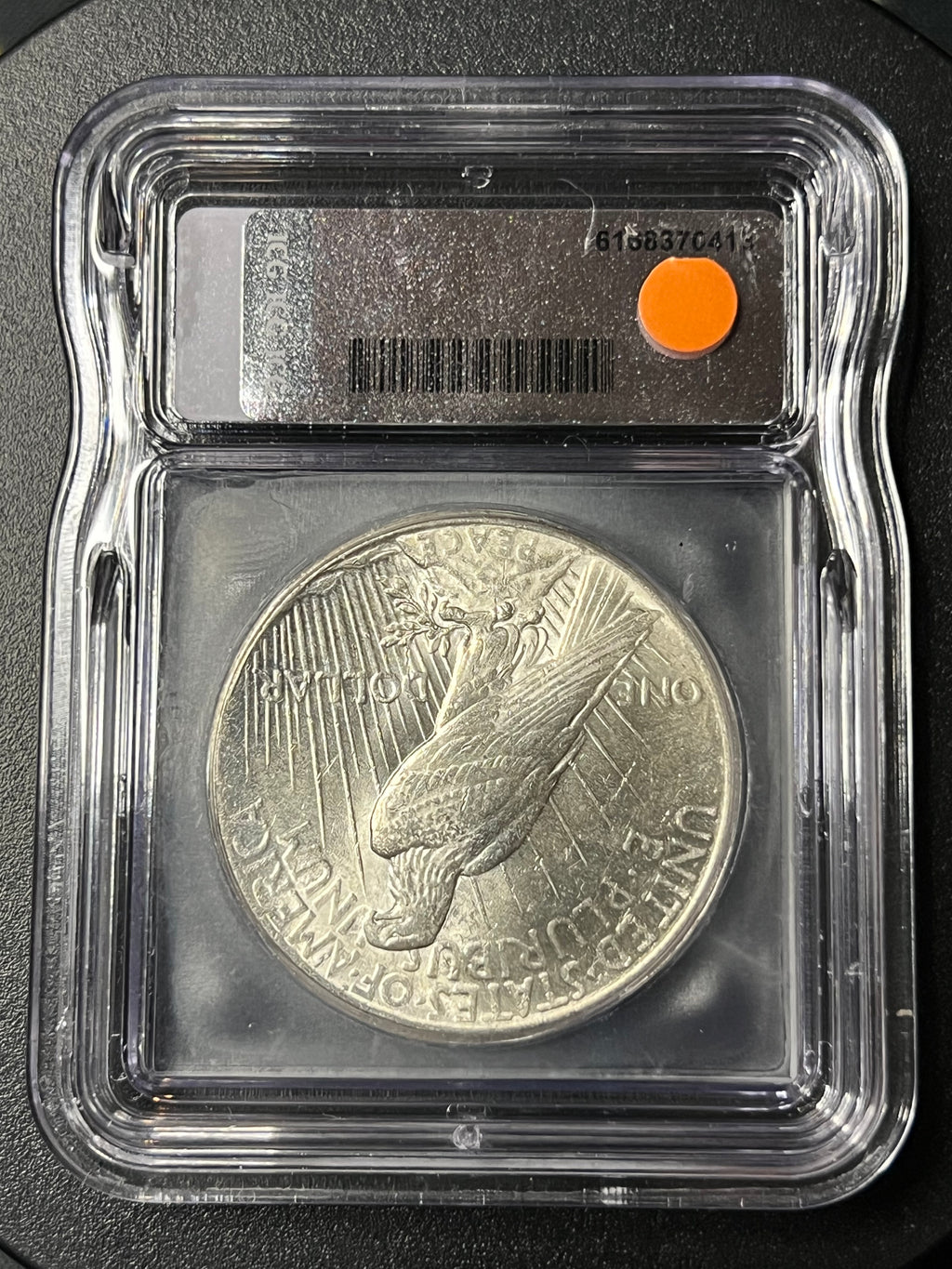 1925 Peace Silver Dollar — ICG MS62
