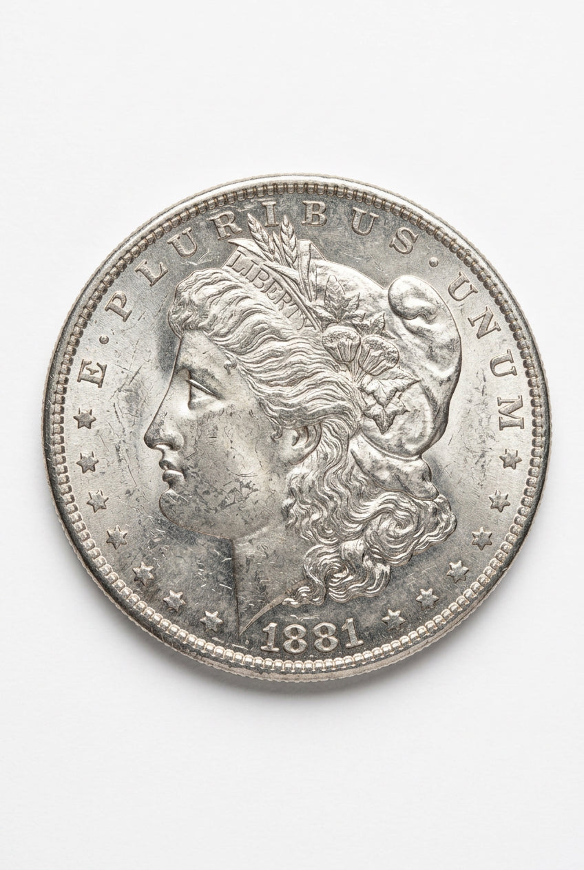 1881-S Morgan Silver Dollar - Brilliant Uncirculated (BU) - 90% Silver