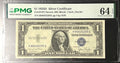 1935D $1 Silver Certificate – PMG 64 Choice Uncirculated (EPQ)