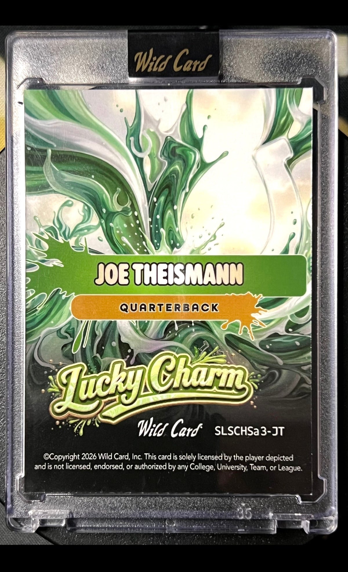 2026 Wild Card "Lucky Charm" – Joe Theismann (1/1)