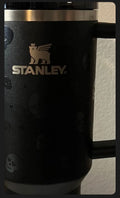 Stanley Quencher H2.0 FlowState Tumbler — Midnight Glitz Skulls (Lights Out Collection)