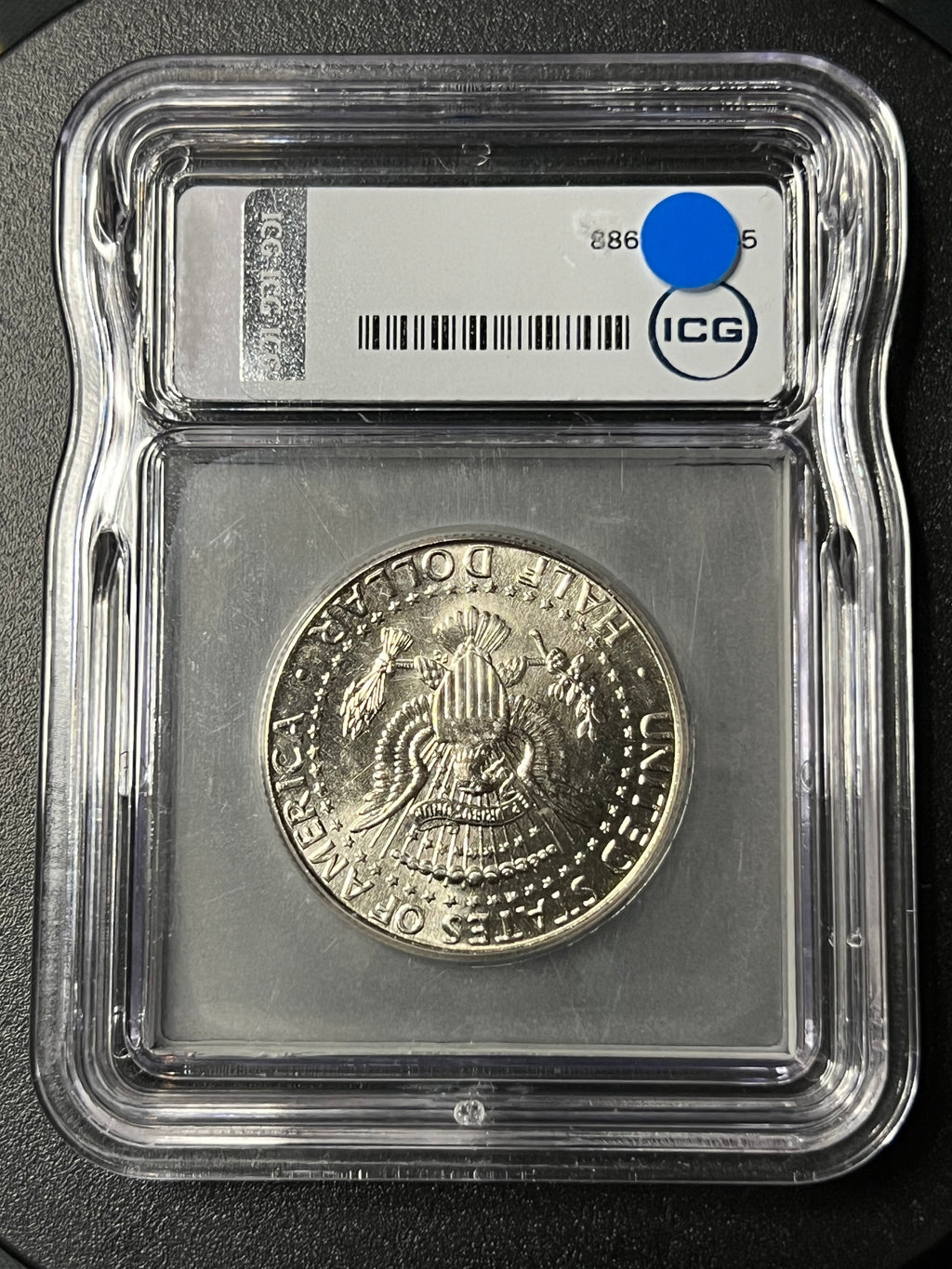 1999-P Kennedy Half Dollar – ICG MS68 (CEO Signed Label)