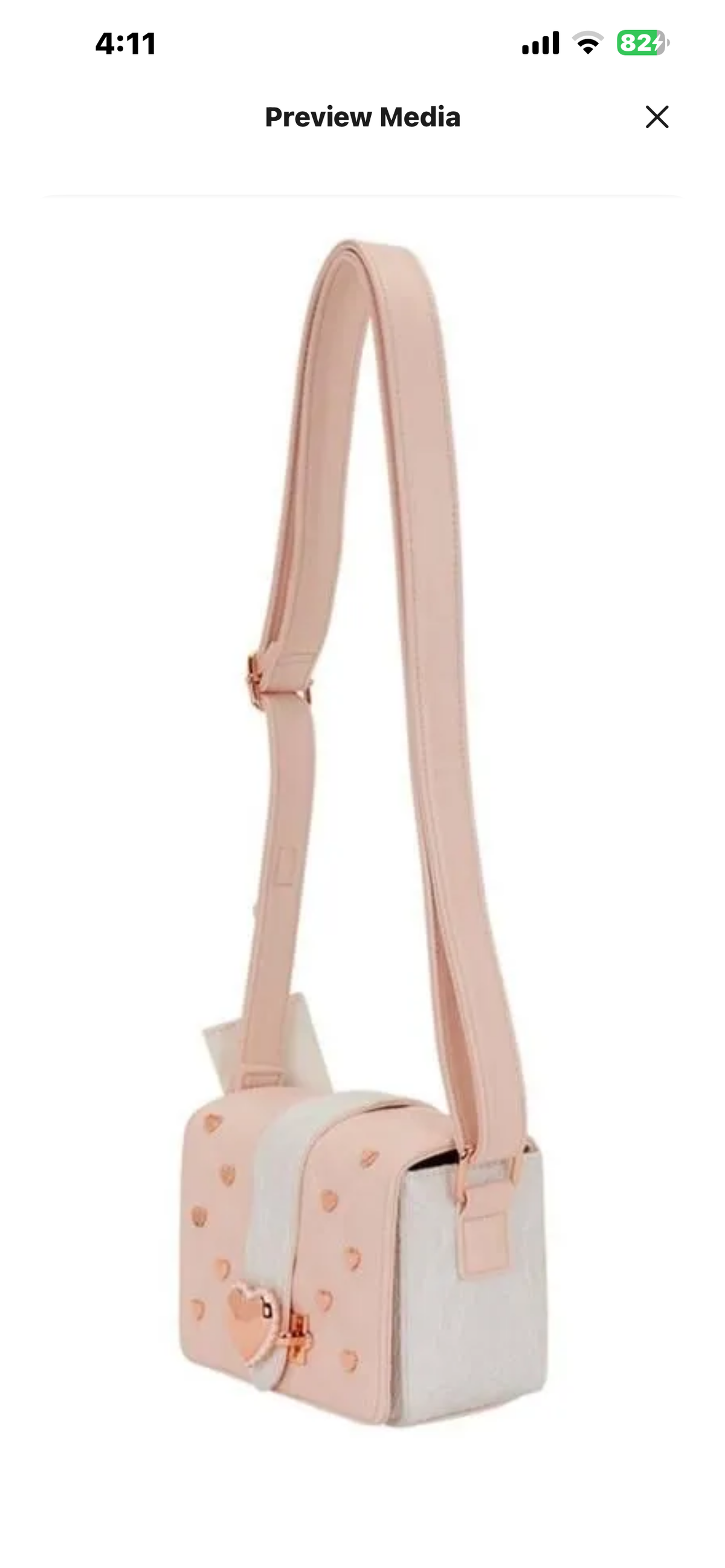 Loungefly - Heart Envelope Crossbody Bag With Bonus Charm