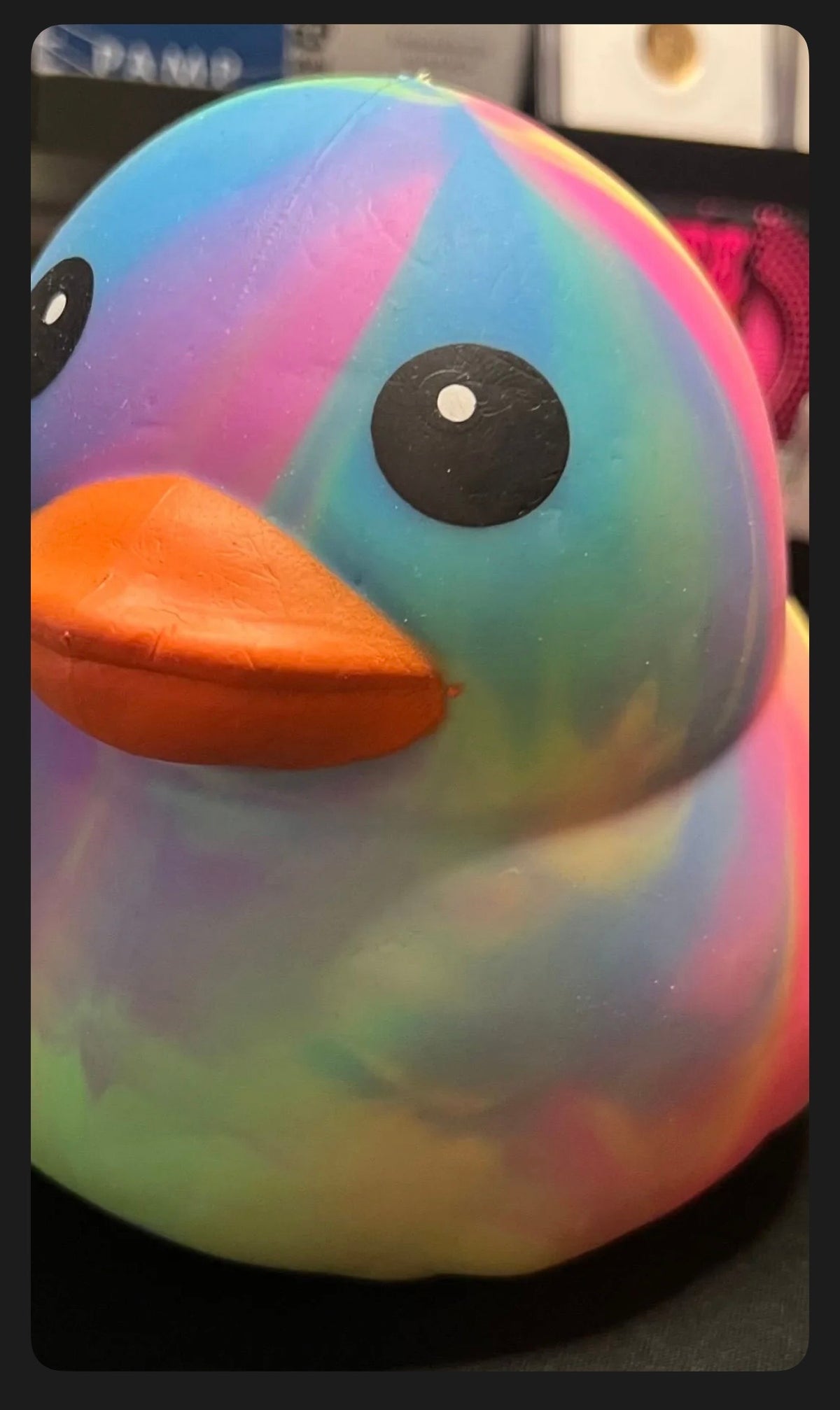 Sunny Days Entertainment Jumbo Squeezy Tie-Dye Duck (Jumbo Sensory Fidget Toy)