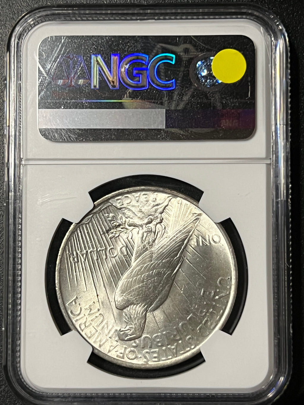 1923 $1 Peace Silver Dollar - NGC MS 64
