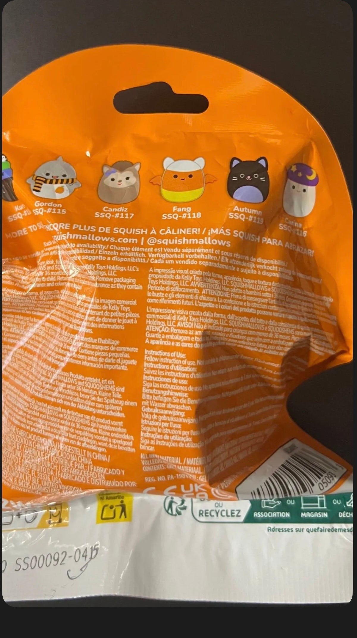 Squishmallows Squooshems Halloween Blind Bag – Mystery Squishy Figure