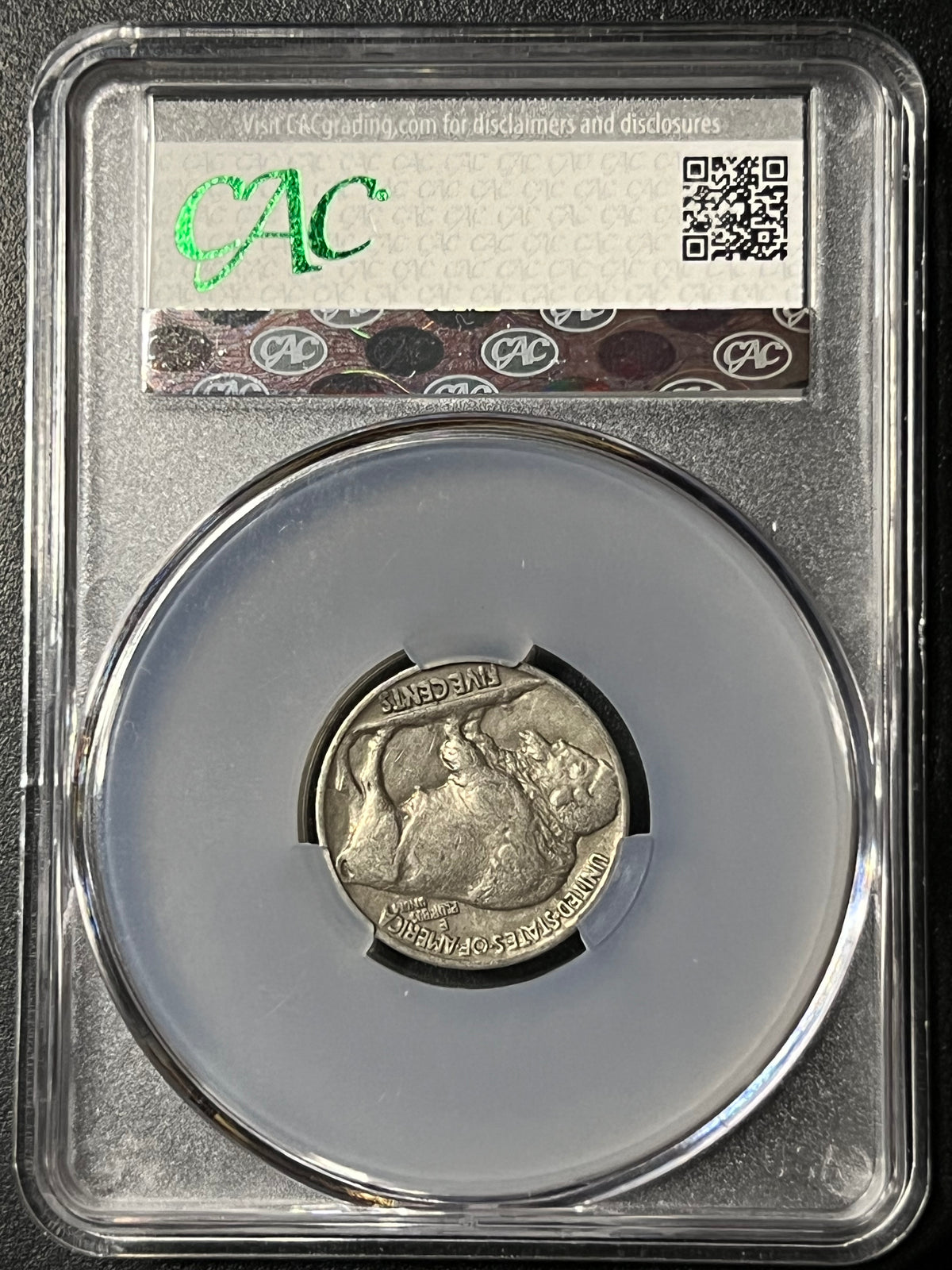 1936 Buffalo Nickel – CAC VF30