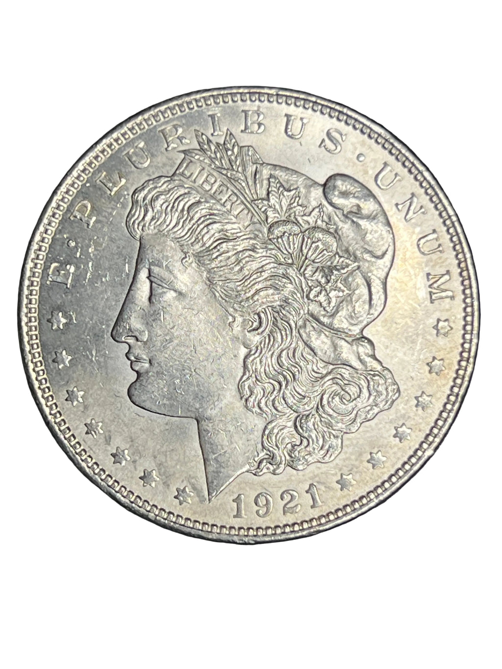 1921 Morgan Silver Dollar - Brilliant Uncirculated (BU) - 90% Silver
