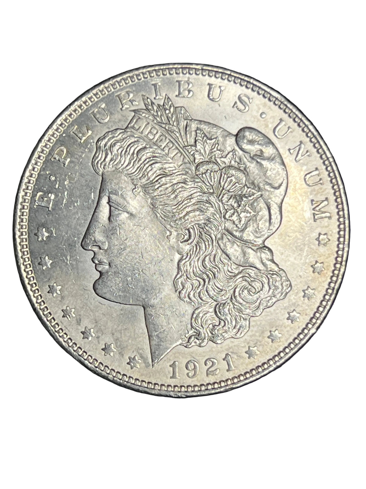1921 Morgan Silver Dollar - Brilliant Uncirculated (BU) - 90% Silver