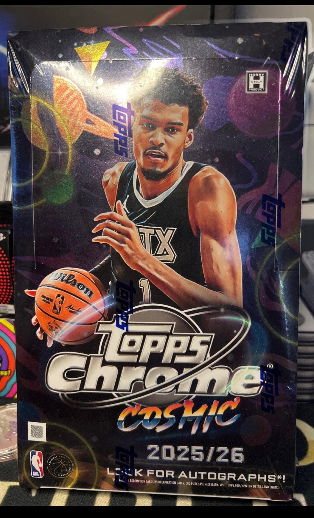 2025/26 Topps Chrome Cosmic Basketball Hobby Box — Factory Sealed