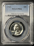 1962 Washington Quarter — PCGS PR66