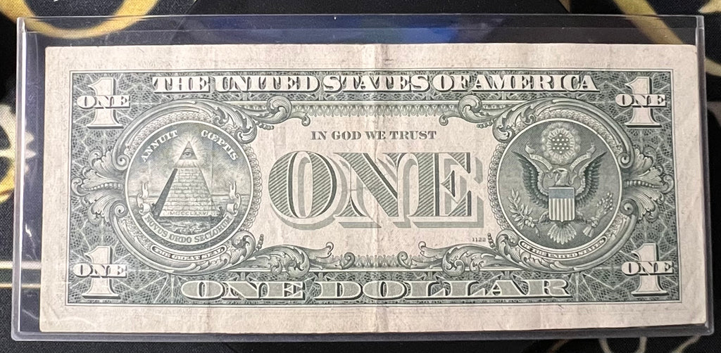 1963B $1 Federal Reserve Note - Featuring Joseph W. Barr Signature
