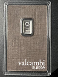 Valcambi Suisse 1 Gram .9995 Fine Platinum Bar (Assayed in CertiCard)