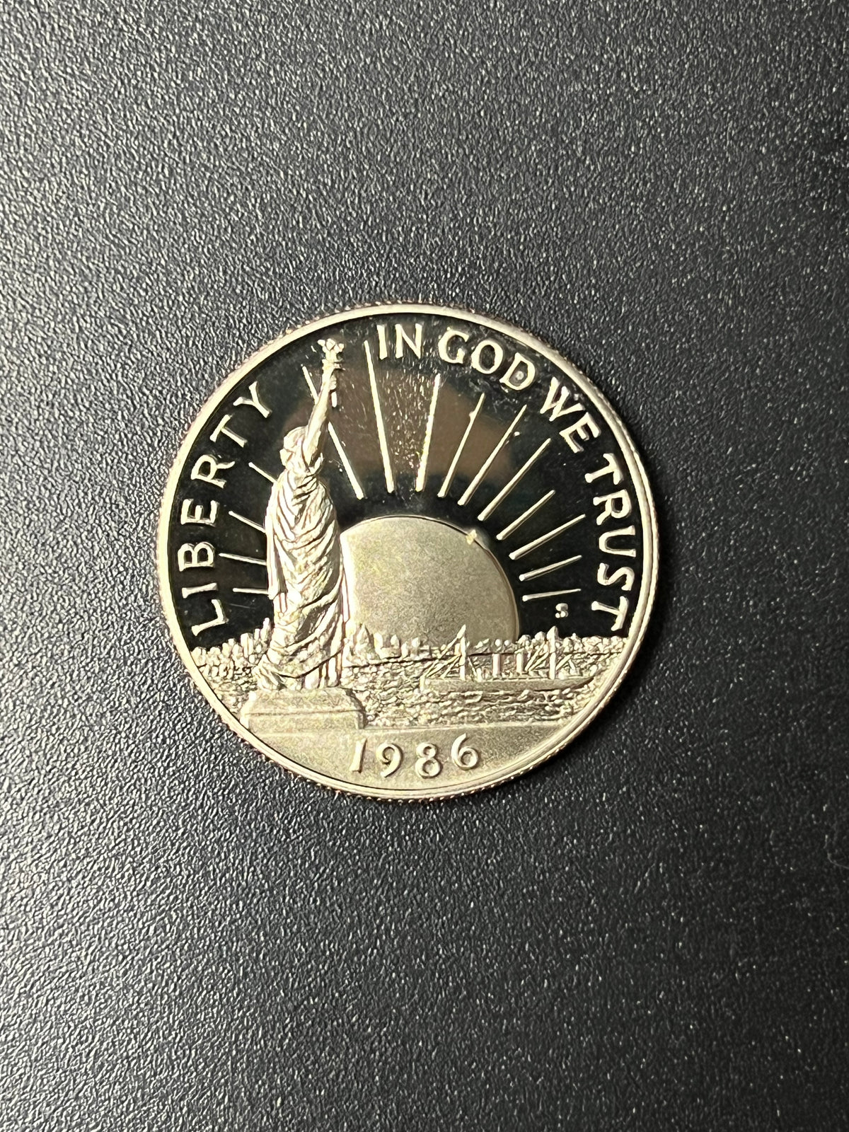 1986-S Statue of Liberty Centennial Commemorative Proof Half Dollar (90% Silver)
