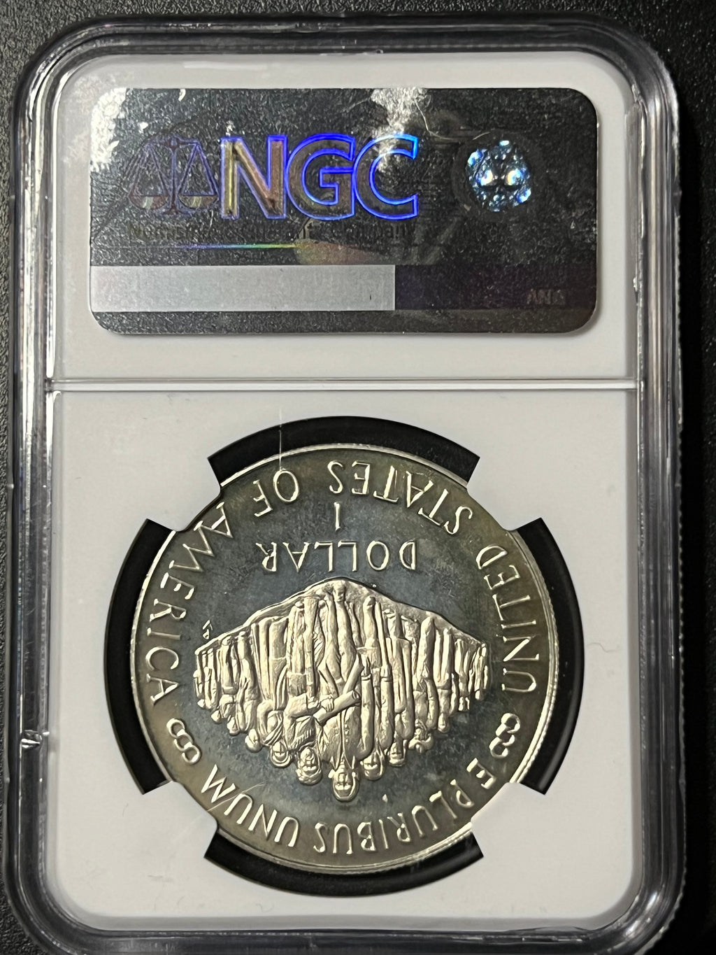 1987-S U.S. Constitution Bicentennial Silver Dollar – NGC Gem Proof