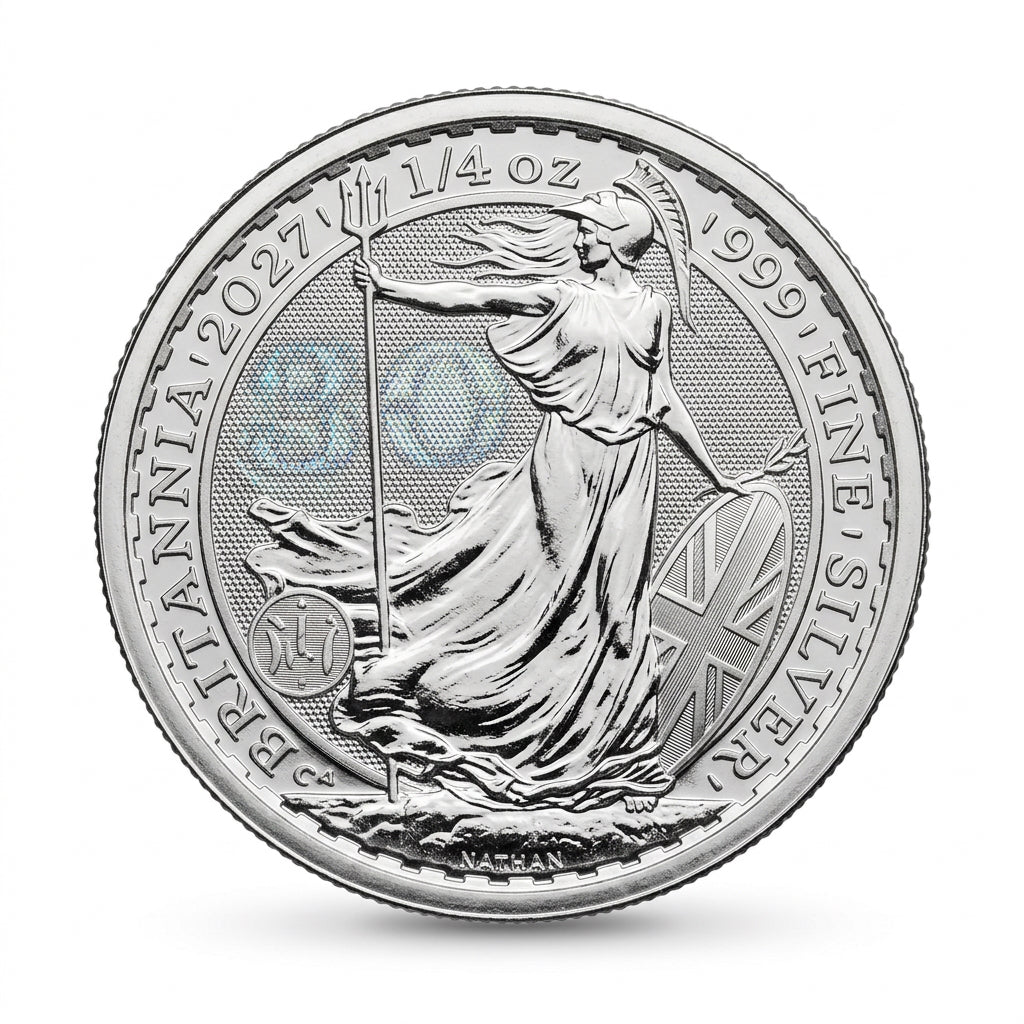 2027 Great Britain 1/4 oz Silver Britannia Coin - 30th Anniversary Edition (King Charles III)