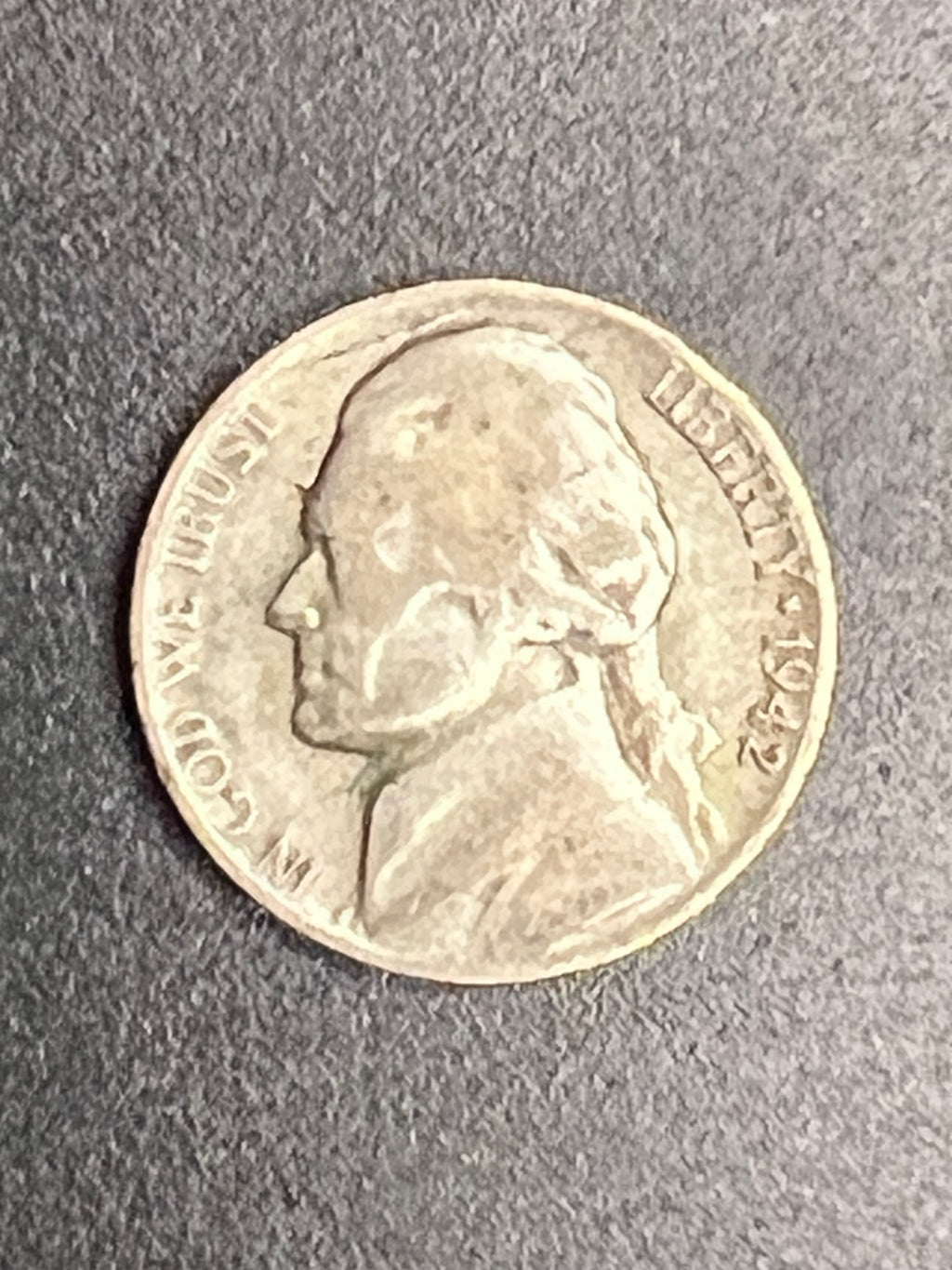1942-P Wartime Silver Jefferson Nickel – Circulated