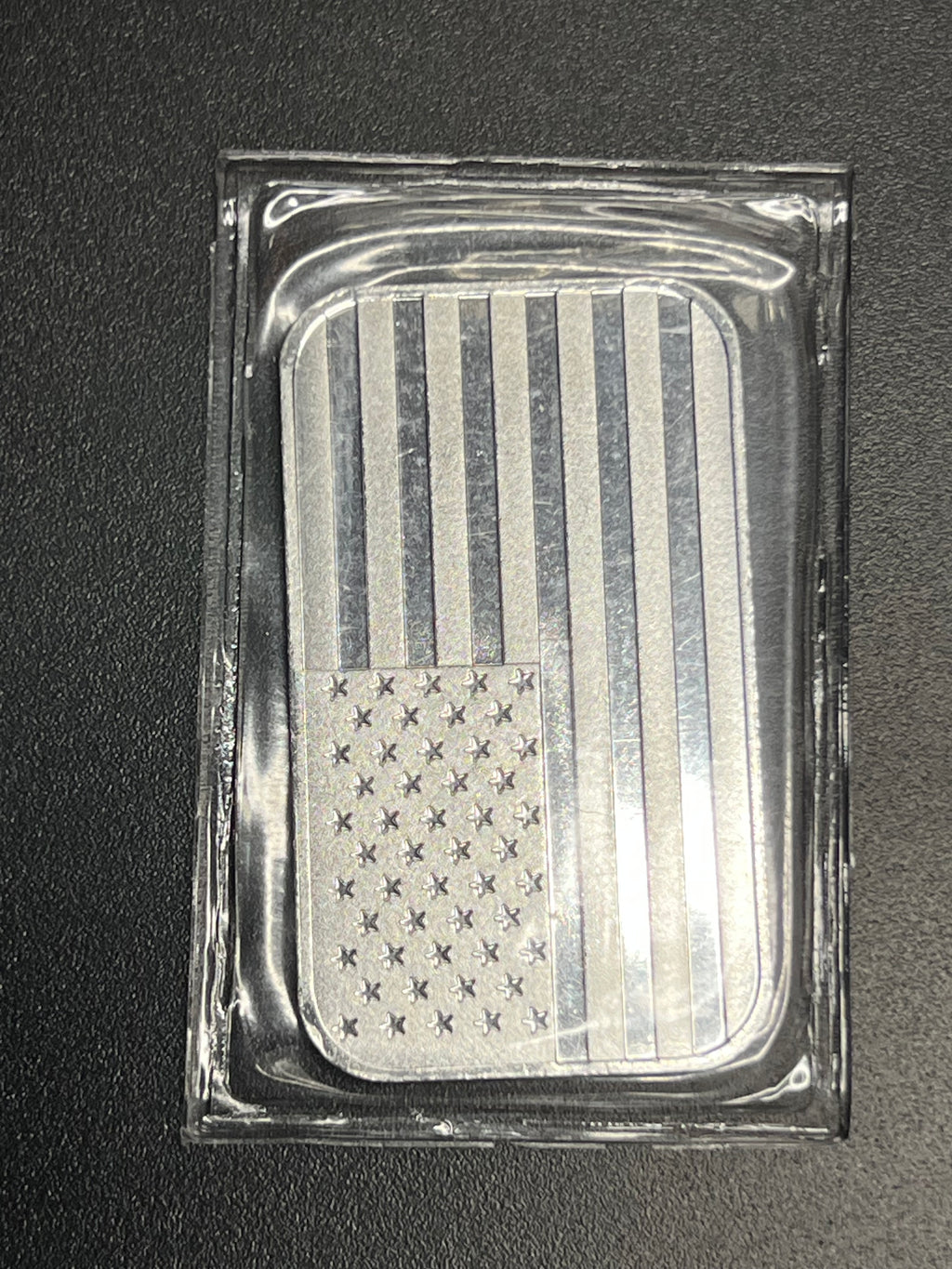 SilverTowne "United We Stand" 1 oz .999 Fine Silver Bar – American Flag Design (Sealed)