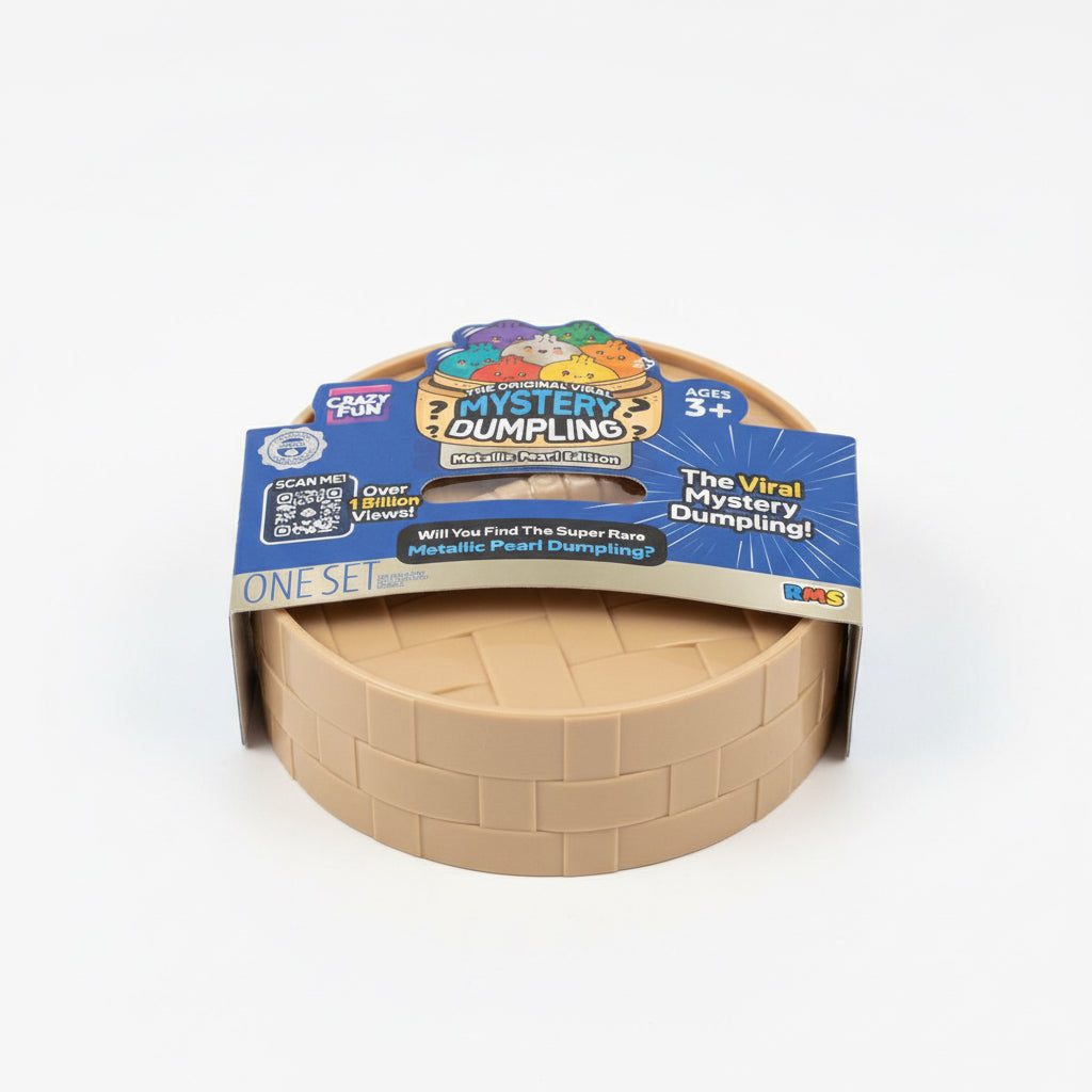 The Original Viral Mystery Dumpling – Metallic Pearl Edition | Crazy Fun / RMS Sensory Fidget Toy