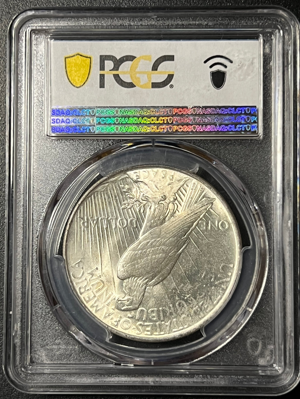 1922 Peace Silver Dollar – PCGS MS64 Graded Slab