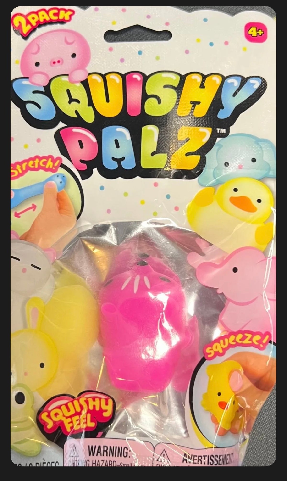 Squishy Palz Mystery Blind Bag (2-Pack / Jiggly Pal Fidget Toy)