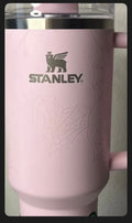 Stanley Quencher H2.0 FlowState Tumbler — Pink Sugar Spider Webs (Lights Out Collection)