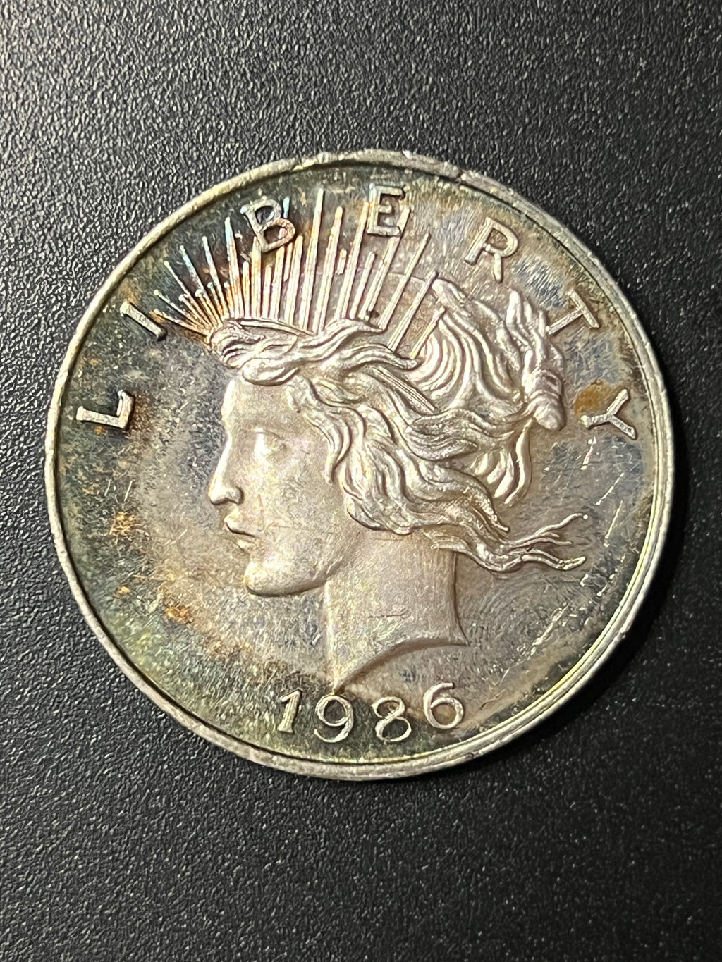 1986 Peace-Style Silver Trade Unit – One Troy Ounce .999 Fine Silver