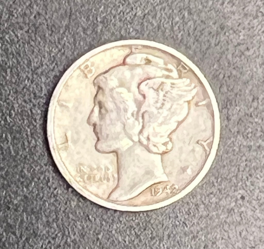 Mercury Head "Winged Liberty" Silver Dime – Circulated