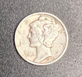 Mercury Head "Winged Liberty" Silver Dime – Circulated