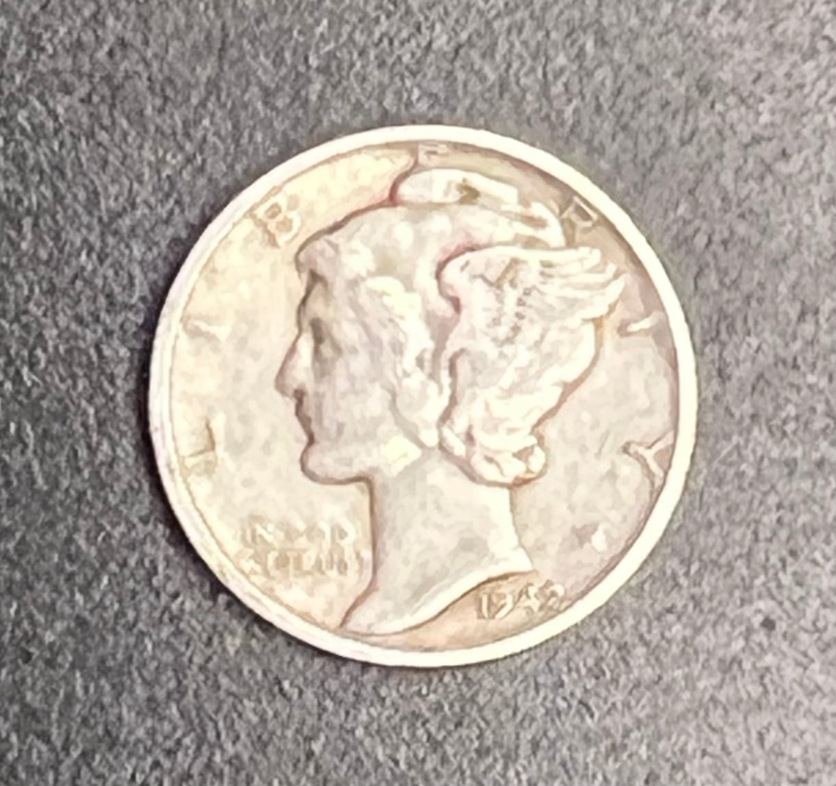 Mercury Head "Winged Liberty" Silver Dime – Circulated