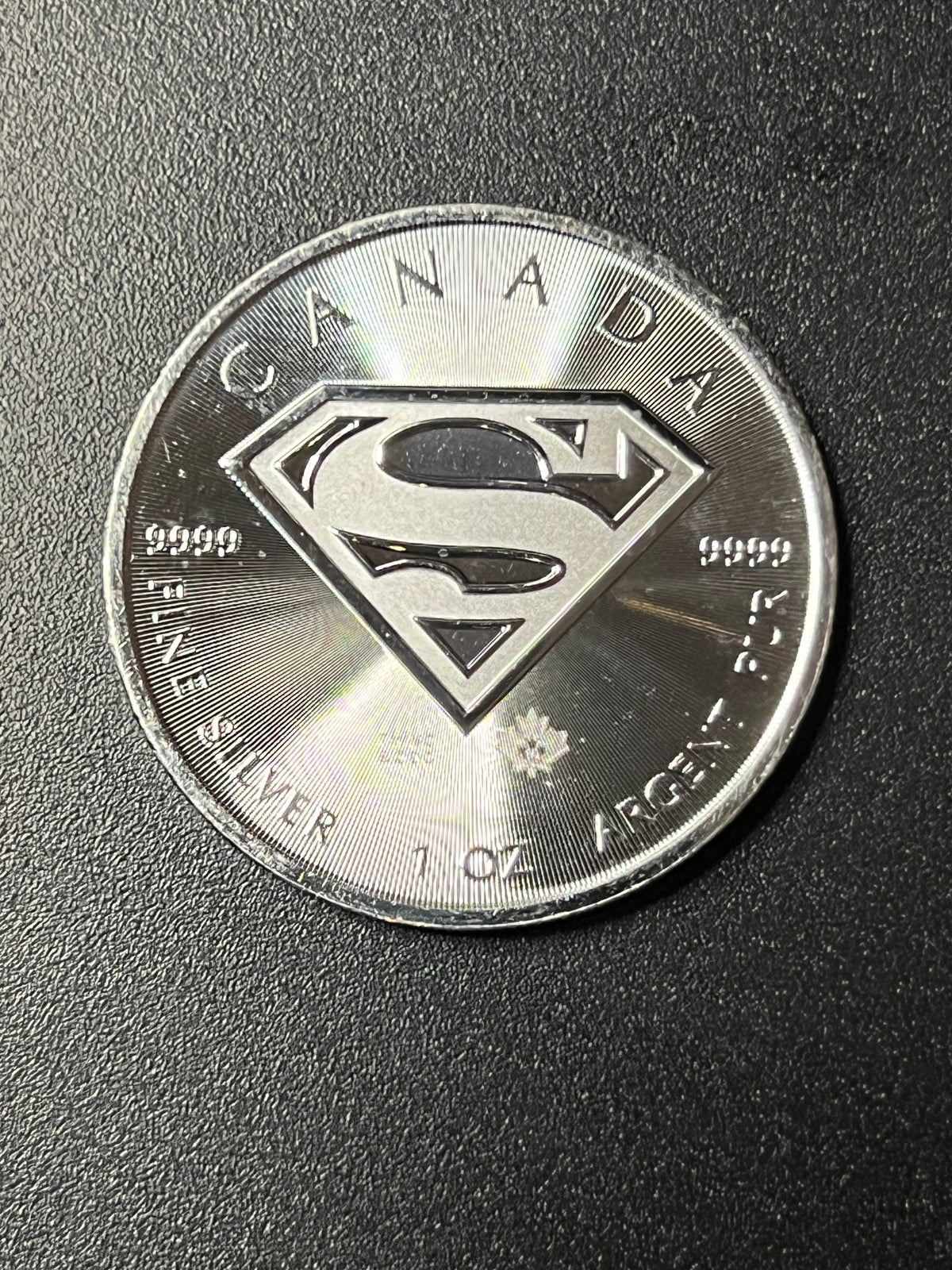 2016 Canada 1 oz Silver "Superman Logo" Bullion Coin – Royal Canadian Mint (.9999 Fine)