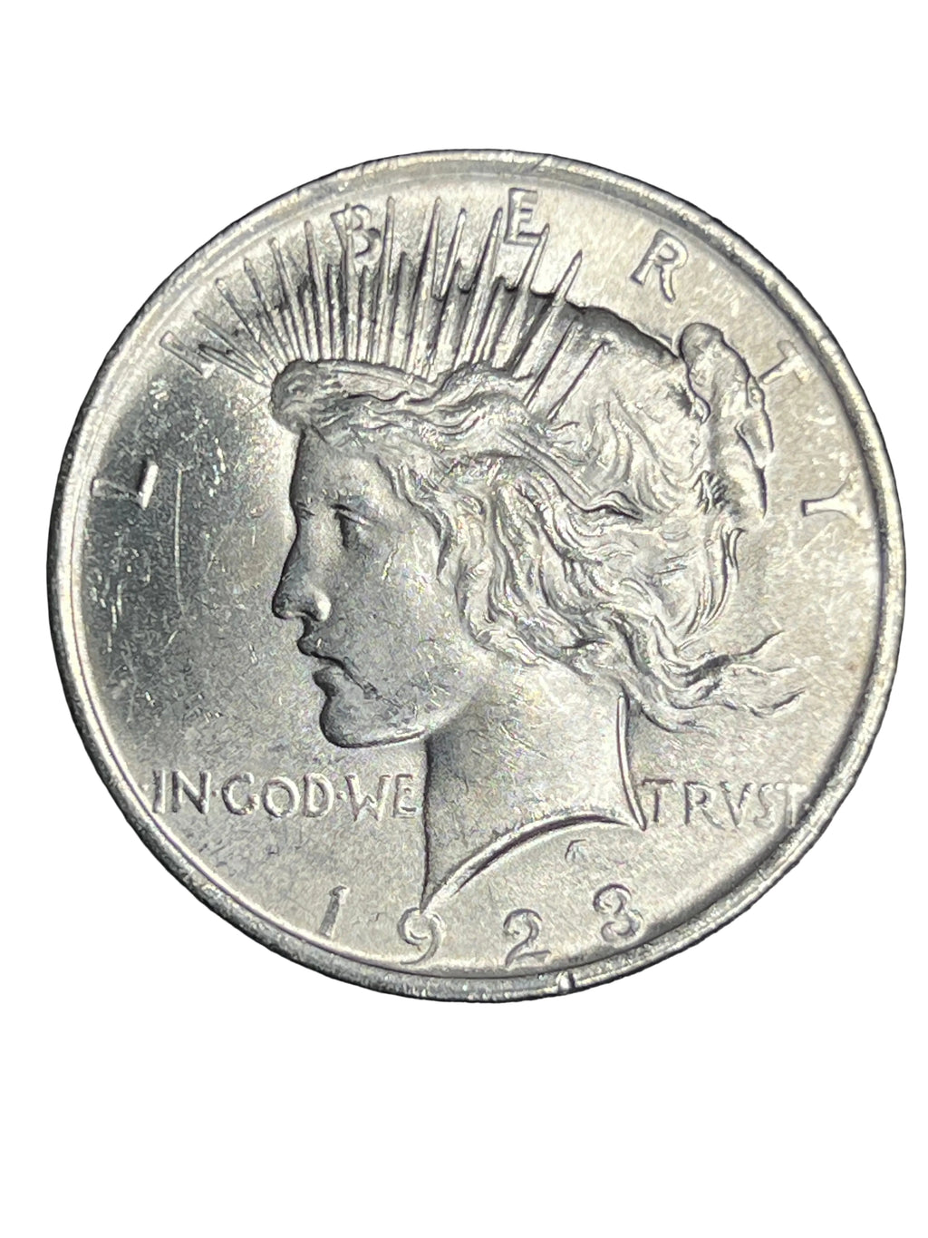 1923 Peace Silver Dollar - Brilliant Uncirculated (BU) - 90% Silver (Philadelphia)