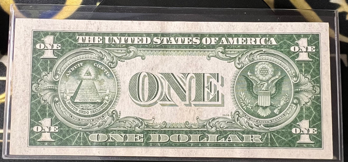$1 Silver Certificate - "No Motto" Reverse Paper Currency