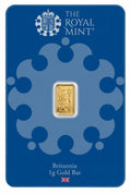 The Royal Mint Britannia 1g .9999 Fine Gold Bar – CertiCard Sealed