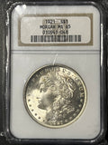 1921 Morgan Silver Dollar $1 — NGC MS 65 (Gem Uncirculated Early Holder)