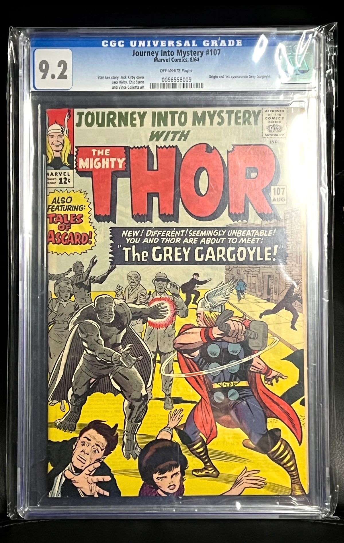 Journey into Mystery #107 (Marvel, August 1964) – CGC 9.2