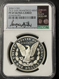 2006-S Old San Francisco Mint Silver Dollar – NGC PF 69 Ultra Cameo (Wayne Miller Hand-Signed)