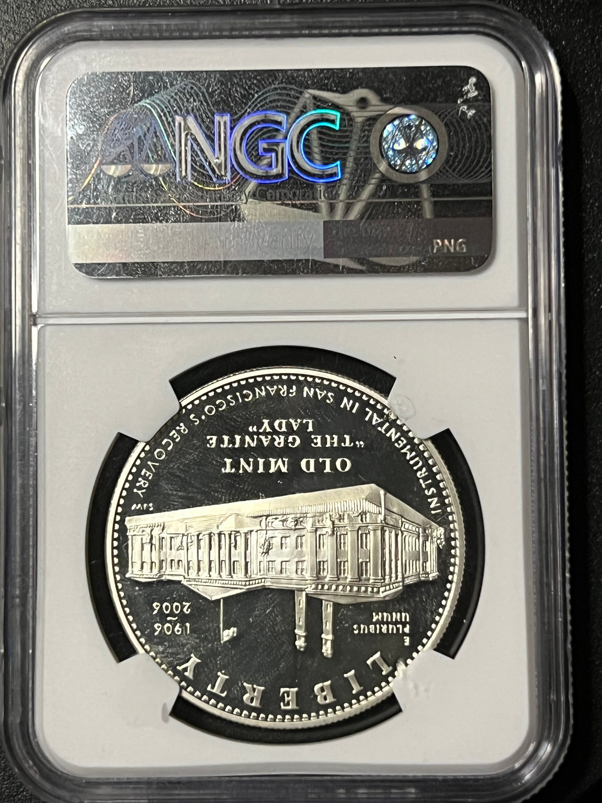 2006-S Old San Francisco Mint Silver Dollar – NGC PF 69 Ultra Cameo (Wayne Miller Hand-Signed)