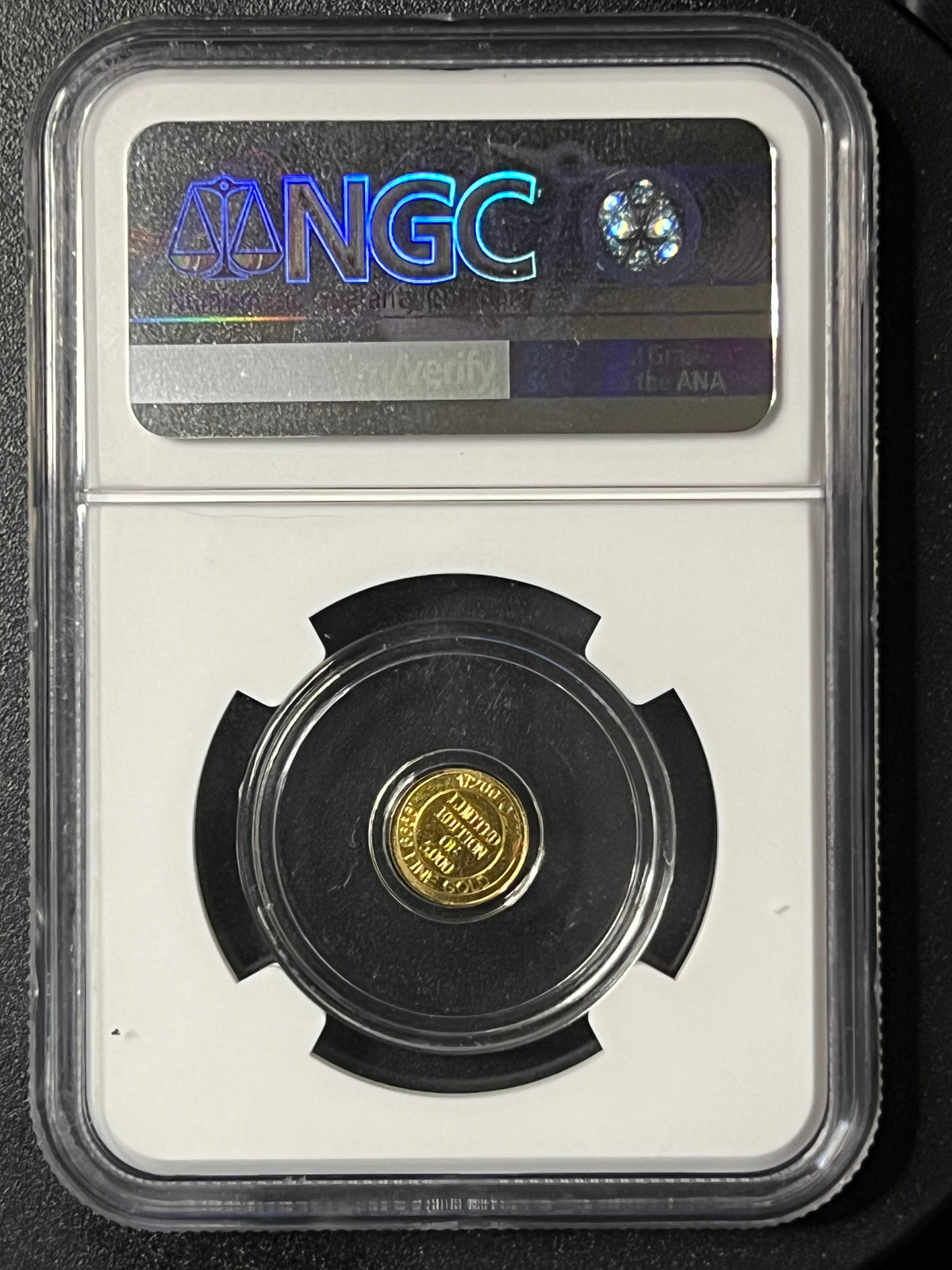 Gold Colosseum — Private Issue 1/200 oz .9999 Fine Gold Round | NGC MS 70