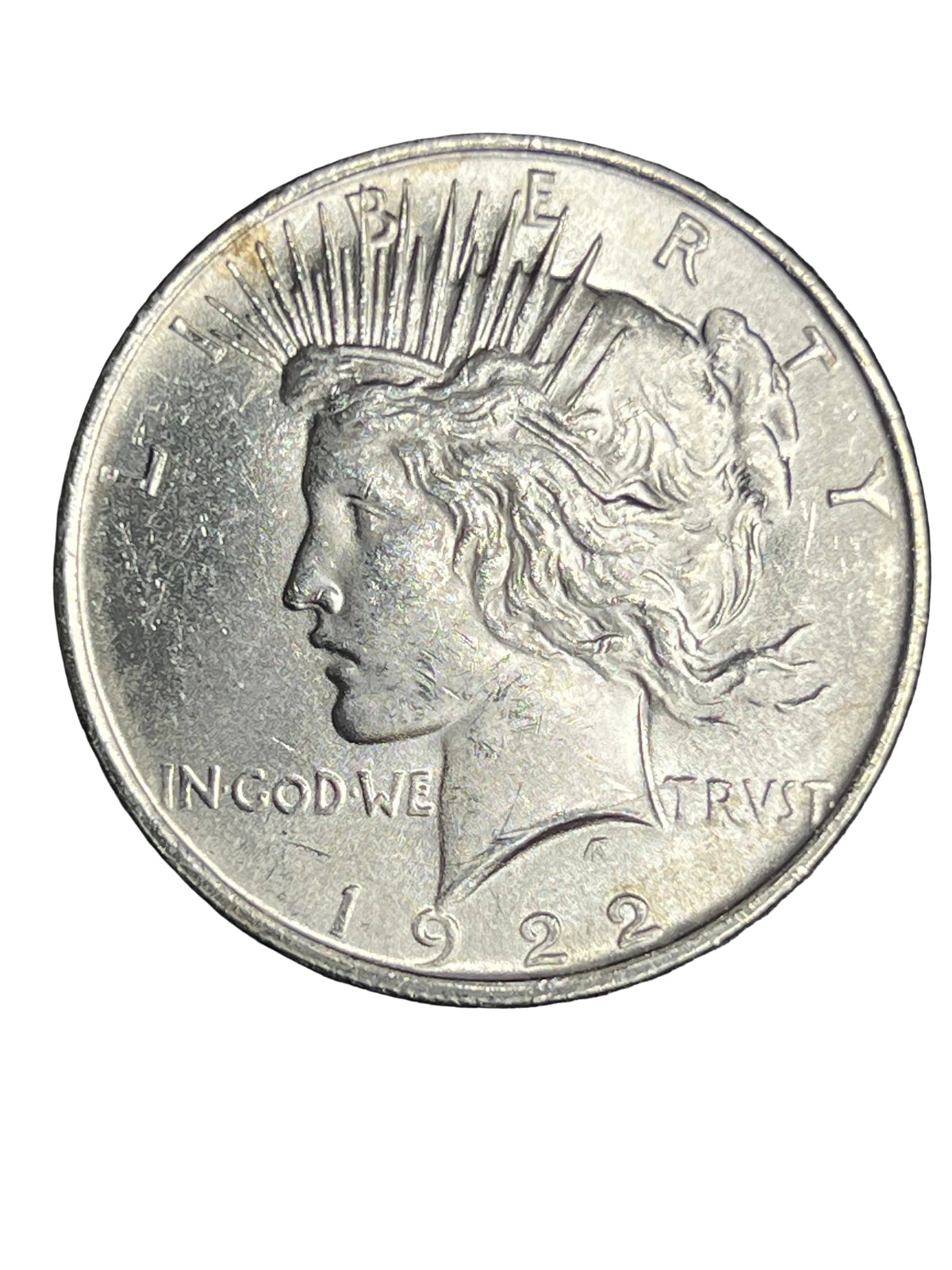 1922 Peace Silver Dollar - Brilliant Uncirculated (BU) - 90% Silver (Philadelphia)