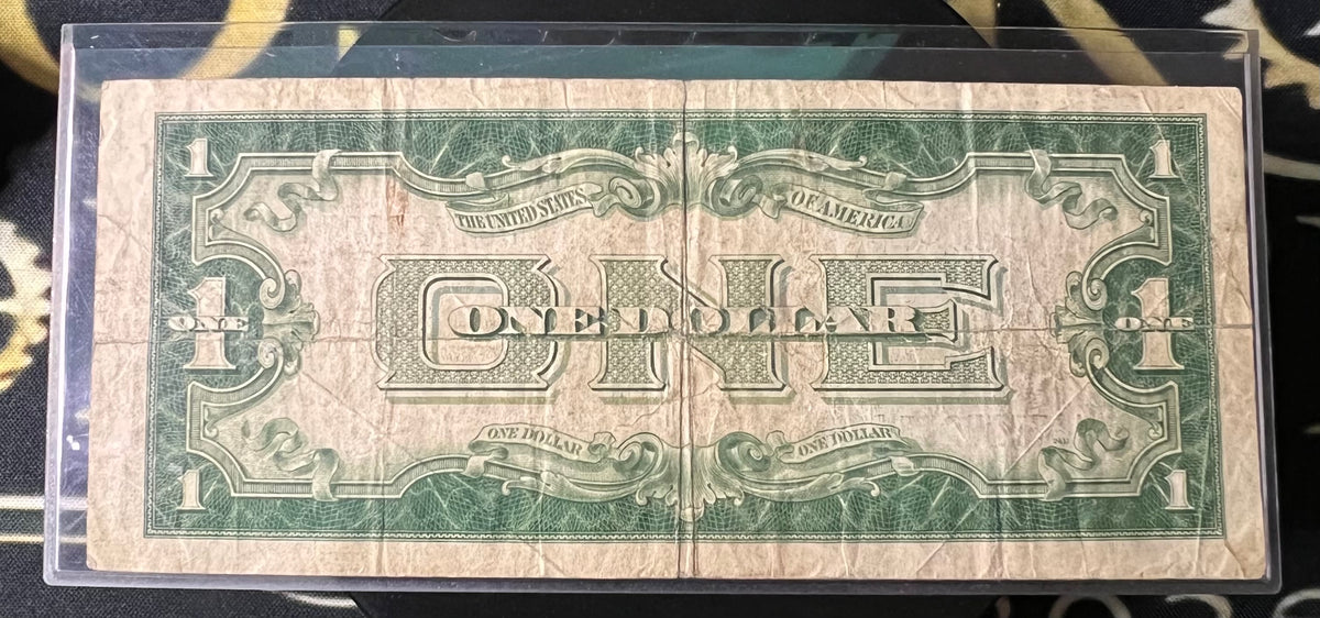 Series 1928D $1 Silver Certificate - "Funny Back" Large "ONE" Note