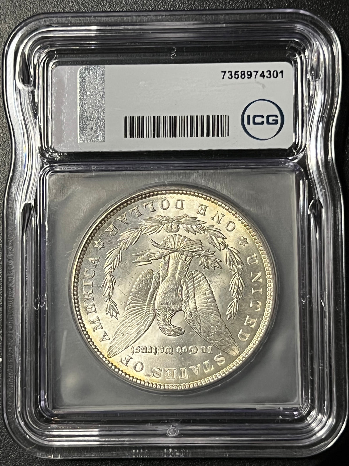 1900 Morgan Silver Dollar — ICG MS66