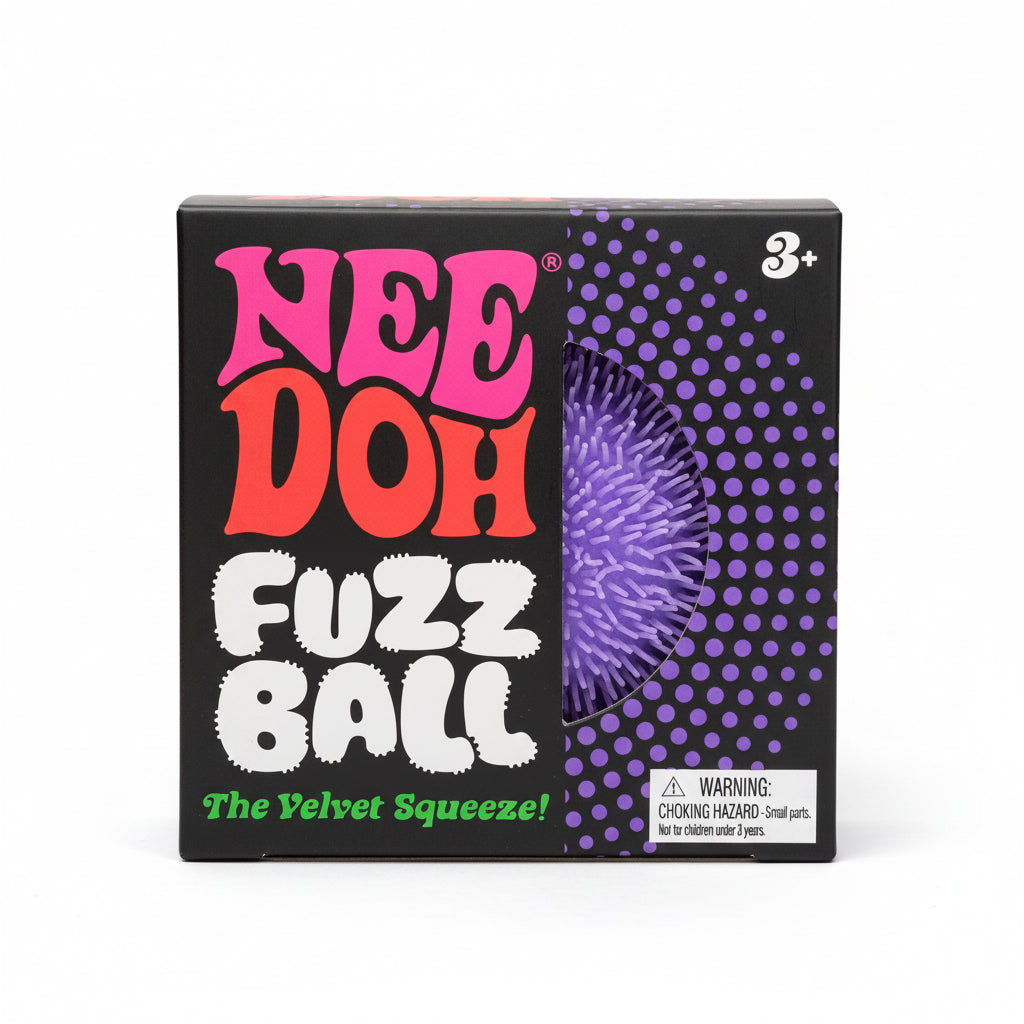 Schylling NeeDoh Fuzz Ball - The Velvet Squeeze!