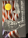 Donald Trump "Make America Great Again" 3000 Francs CFA Gold Coin Card