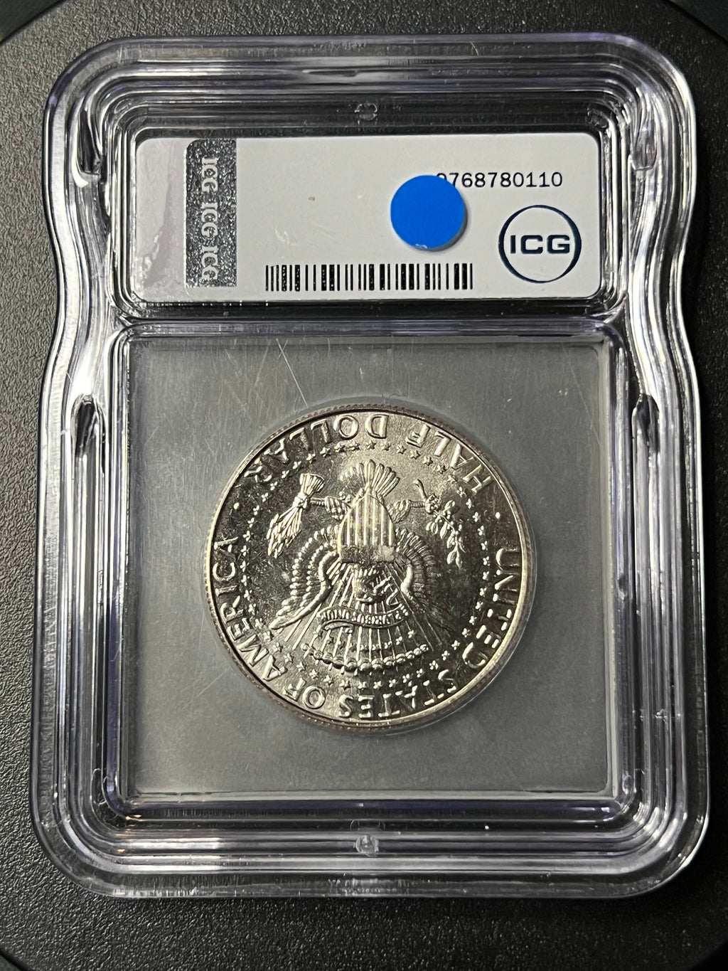 1999-D Kennedy Half Dollar – ICG MS68 (Skip Fazzari Signed Label)