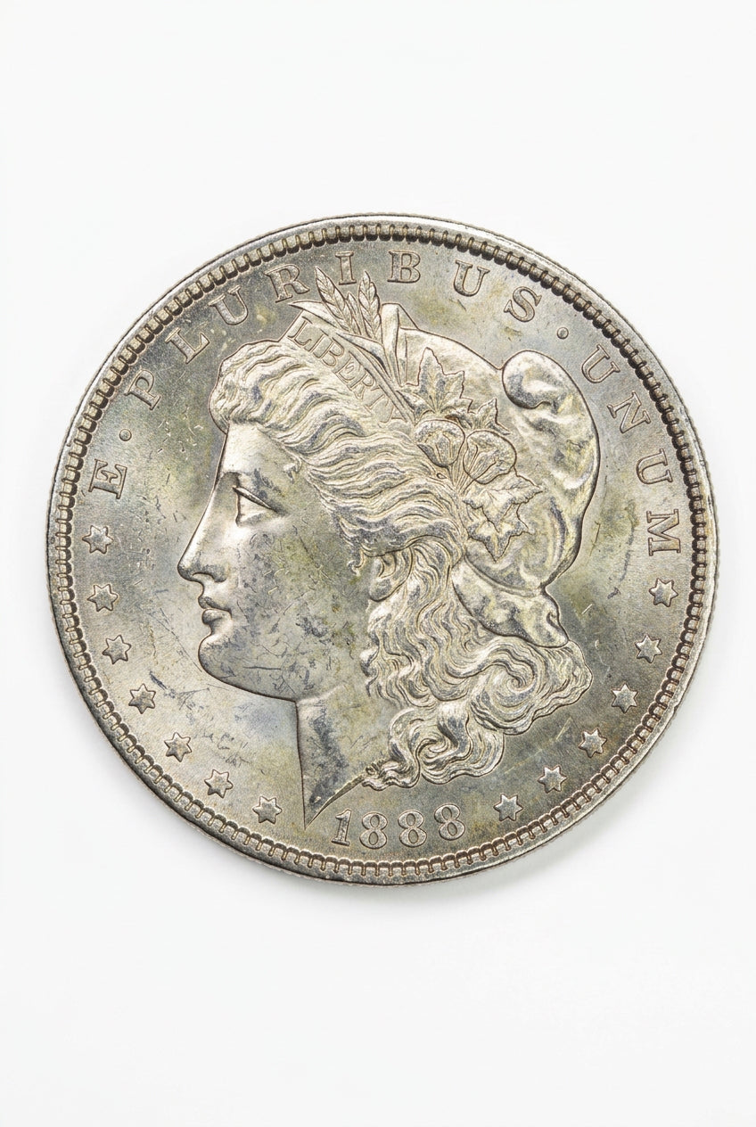 1888 Morgan Silver Dollar - Brilliant Uncirculated (BU) - 90% Silver (Philadelphia)