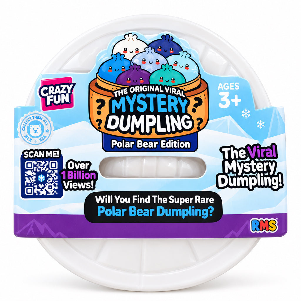Crazy Fun The Original Viral Mystery Dumpling – Polar Bear Edition